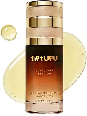 Tiptupu Sunflower Seed Oil Vitamin C Serum for Face with Hyaluronic Acid